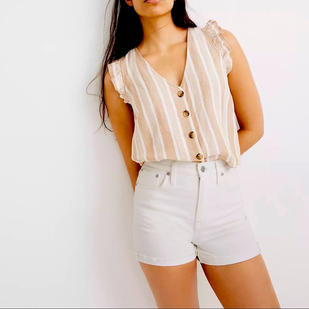 Madewell High Rise Denim Shorts Size 32 NWT